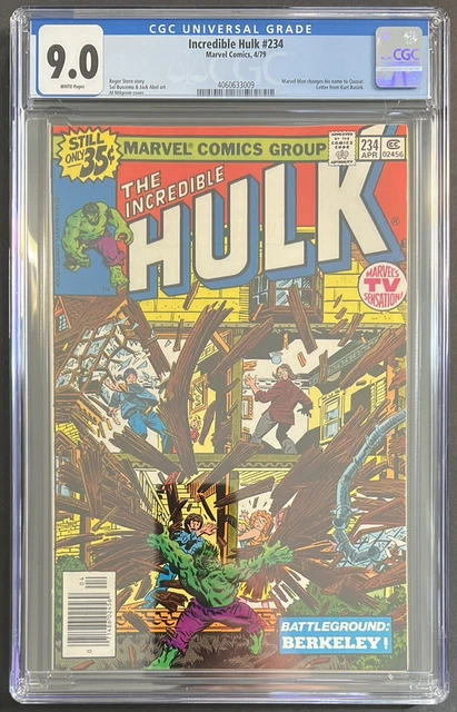 Incredible Hulk #234 CGC 9.0 WHITE PAGE NEWSSTAND! 1ST QUASAR!🔥🔑