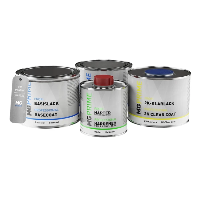 Vernice per auto Kit barattolo per Pontiac WA4024 Bamboo Cream 1,75L