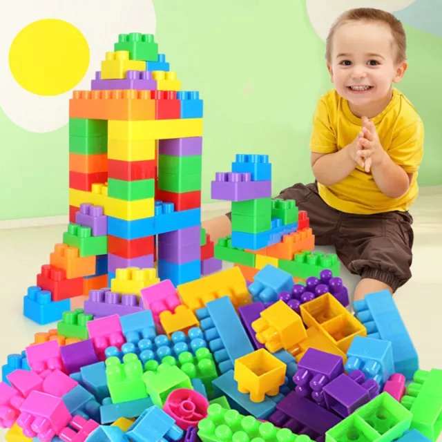 80/250pcs DIY Montieren Bausteine Figuren Modell Bricks für Kinder Spielzeug