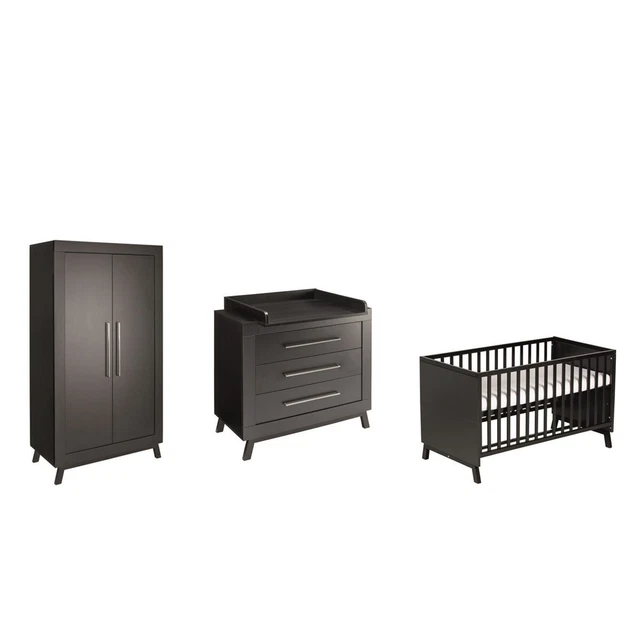 Schardt Kinderzimmer Set MIAMI BLACK 4-teilig TOP