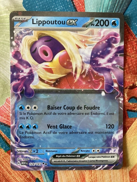 carte   Pokemon lippoutou ex 124/165 EV3.5 151