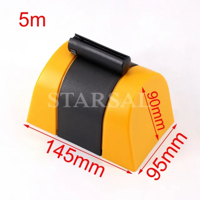 5M Retractable Barrier Tape Security Safety Crowd Control Warning Sign Belt UK 2
