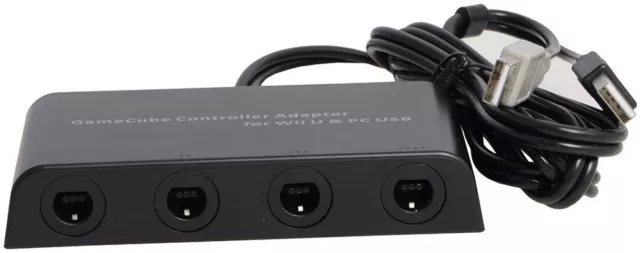 MAYFLASH 4 Ports GameCube Controller Adapter for Wii U & PC Super Smash Brother