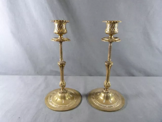 ⭐ Pair of Louis XV style candlesticks in gilt bronze ⭐