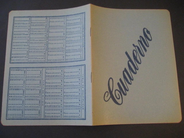 Ancien Cahier Scolaire Des Années 60. Planches Ajouter Soustraire Split Multiply