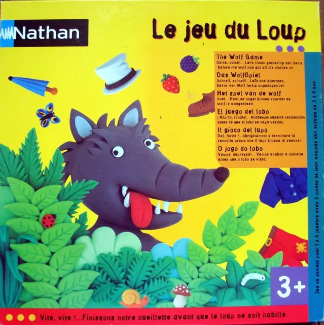 Nathan – Loup trouve tout – Jeu de société – Jeu de rapidité & Coopération  - Cherche et Trouve – A jouer en famille – De 2 à 4 joueurs – Dès 3 ans :  : Jeux et Jouets