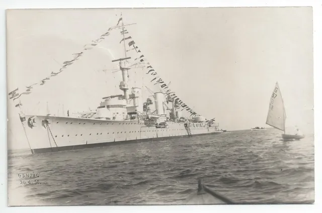 KÖLN Königsberg class Light Cruiser Reichsmarine / Kriegsmarine RP PC 3