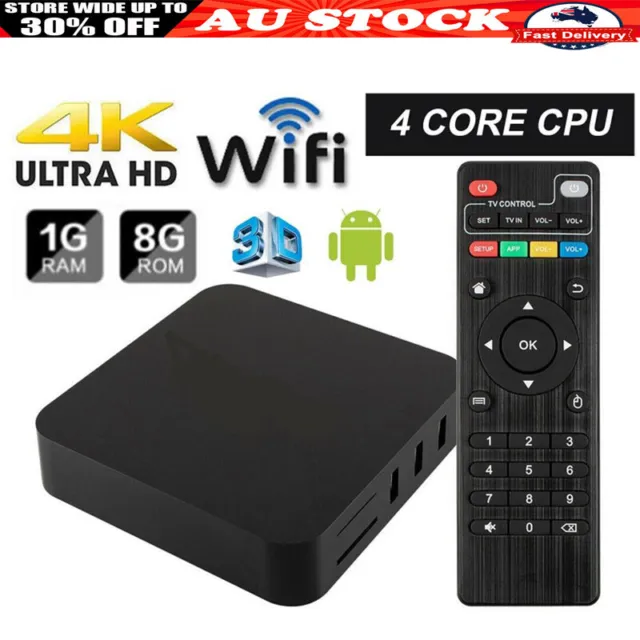 Newly MXQ Pro 4K Ultra HD t Wifi Android 5.1 Quad Core Smart TV Box Media Player