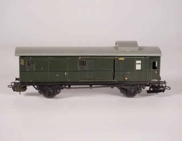 Vintage Märklin 4003 Spur H0 Gepäckwagen Packwagen Güterwagen Blech