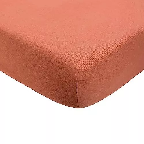 TROIS KILOS SEPT - Drap Housse Bébé - 70x140 cm  70x140 cm(Lot de 1) Terracotta