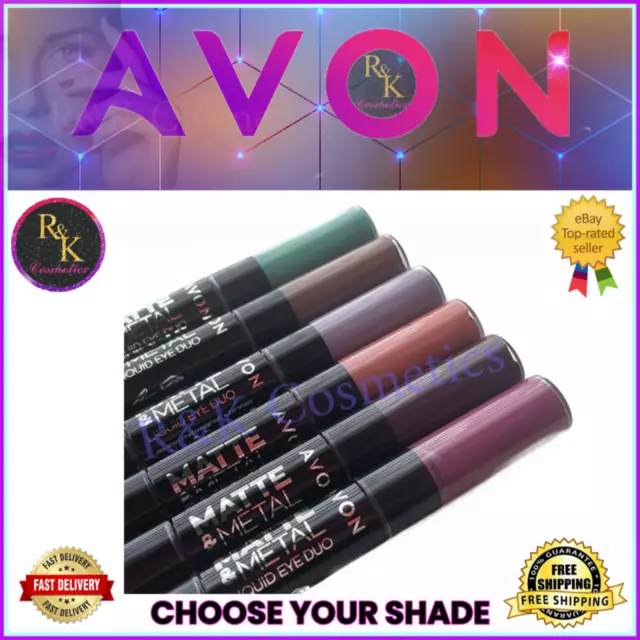 Avon Matte And Metal Liquid Eyeliner - New And Sealed - Choose Your Shade