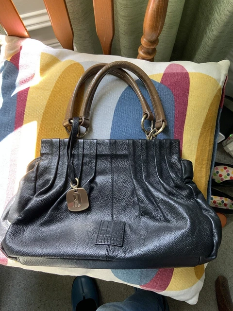 USED BETTY Jackson Black Black Leather Bag In Clean Very Good Condition. 40.00 PicClick UK