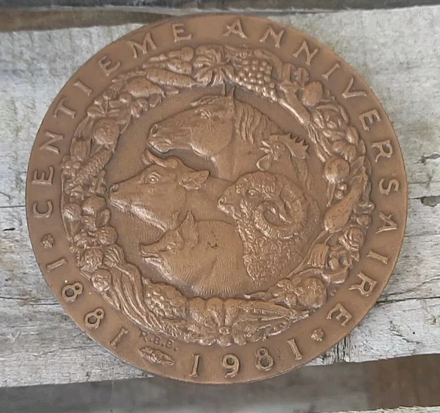 QUINTA REPUBBLICA FRANCESE Médaille, Concours général agricole fme