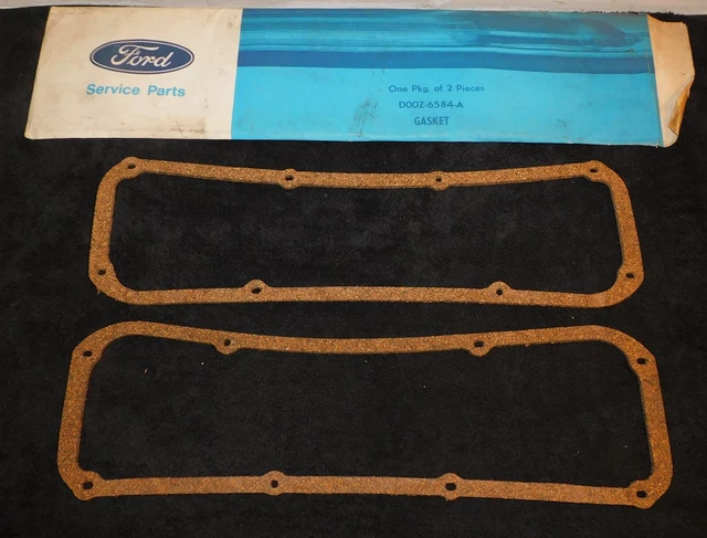 1970-1974 Ford Mustang Boss Mercury Cougar Pantera NOS 351C VALVE COVER GASKETS