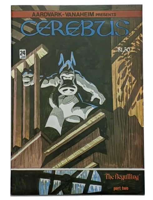 Cerebus #24 (Jan 1981, Aardvark-Vanaheim) F/VF 7.0 Dave Sim story cover and art