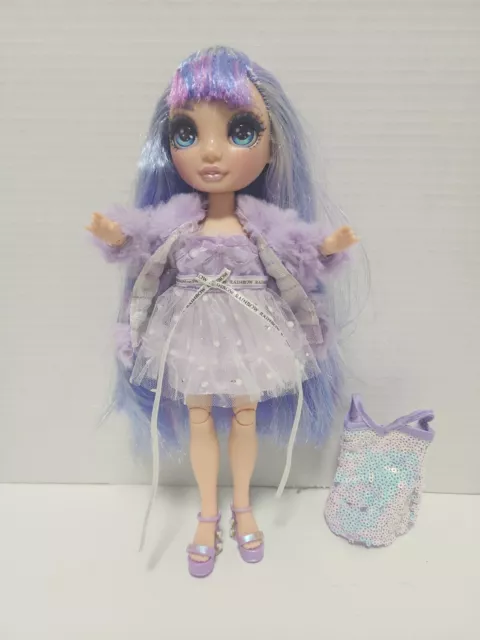 RAINBOW HIGH VIOLET Willow Series 1 Fashion Doll Purple with Dress ...