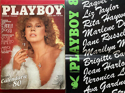 PLAYBOY - GENNAIO 1980 - DANIELA POGGI - CON POSTER MISS con CALENDARIO