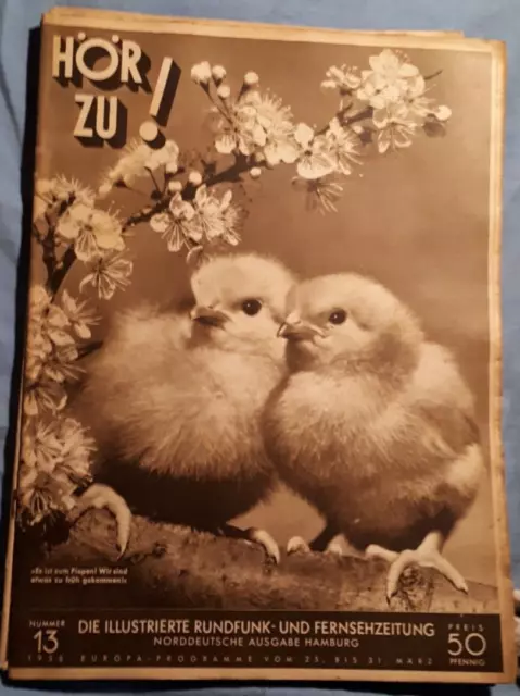 HÖR ZU Nr. 13/1956--Die Illustrierte Rundfunk-und Fernsehzeitung