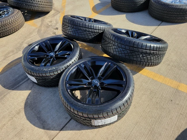 20ss Rims 20& CHEVY CAMARO SS OEM wheels rims 5761 5765 black STAGGERED 2021 2022 ...