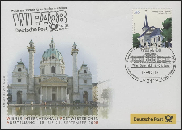 Ausstellungsbeleg Nr. 134 WIPA Wien 2008