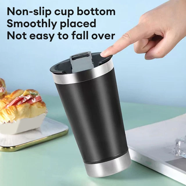 Stainless Steel 16oz Tumbler Vacuum Insulated Travel Cup Coffee Mug Double Wall