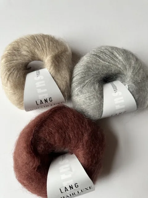 Lang Mohair Luxe, Cloud-Like Super Kid Mohair And Silk, Mixed Lot