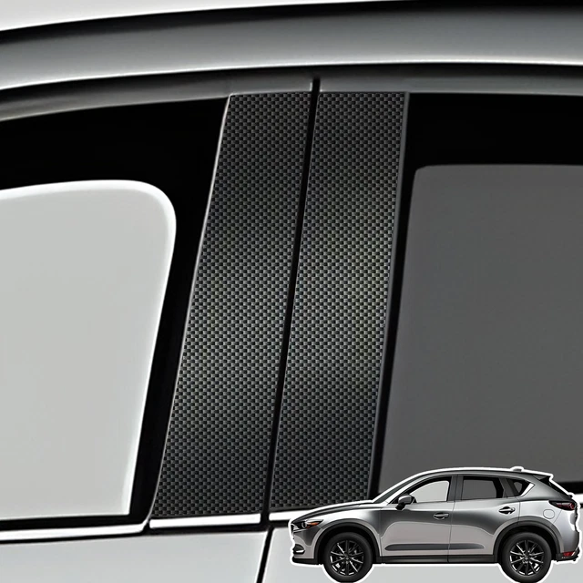 Frontscheinwerfer Zierleiste Für Mazda CX-5 KF 2017-2024 - Schwarz Glänzend