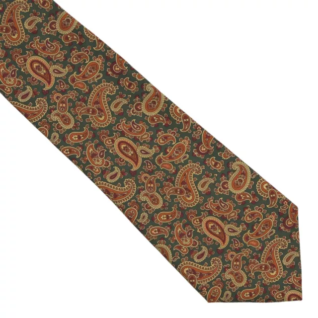 DAKS LONDON Krawatte Tie 100% Seide Silk Made in France Ancient Madder Paisley G