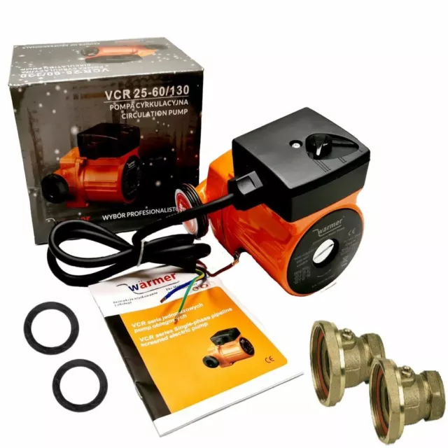 Central Heating Circulator Pump 60-130 For Hot Water Heating System Options.