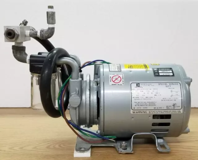 Gast 0211-103A-G8CX Rotary Vane Oil-less 1/6 hp Vacuum Pump.