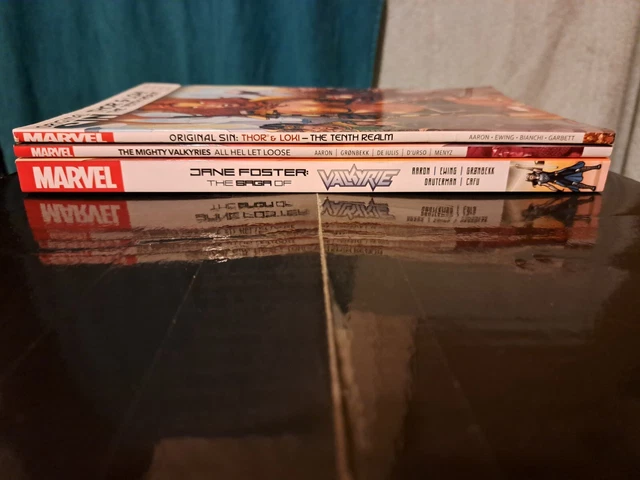 Jane Foster Saga of Valkyries Mighty Valkyries Original Sin Thor Loki TPB Aaron