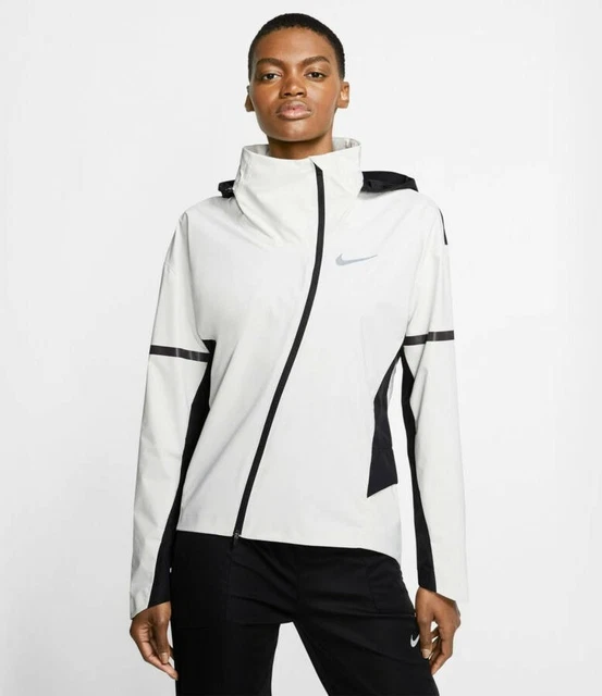 NIKE AEROSHIELD RUNNING Jacket 855498 100 White Platinum Size S RRP 270 New 89.99 PicClick UK