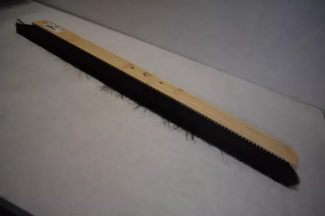 Marshalltown 6598 36" Natural Horsehair Broom Wood Block Made in the USA