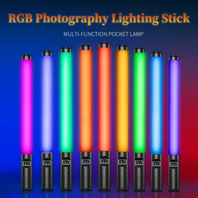 Luz de relleno LED RGB portátil 20W 3000K Speedlight fotográfico colorido