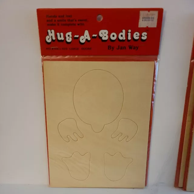 Nuevo Antiguo Stock Abrazo-A-Bodies Artesanías Conjunto Grande de 19,2 Macoons, 8 alguien, 9 gansos