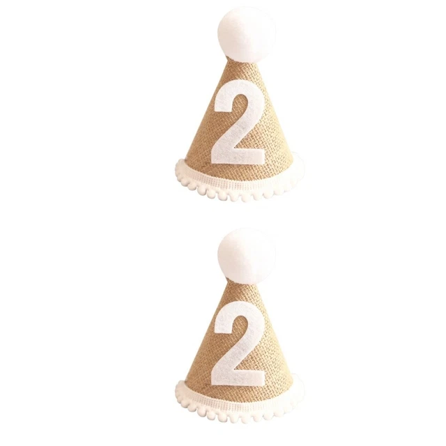 10 Pcs Chapeau De Fête D'anniversaire Pour Enfants Bébé Chapeaux Des