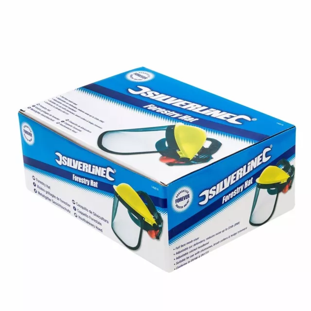 Silverline Flip-Up - SNR 22dB Cappello forestale in rete 140878 visiera e auricolari