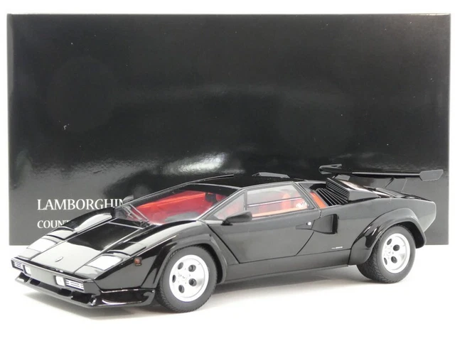 Kyosho Lamborghini Countach LP5000 QUATTROVALVOLES Noir 1982 1/18 08320BK