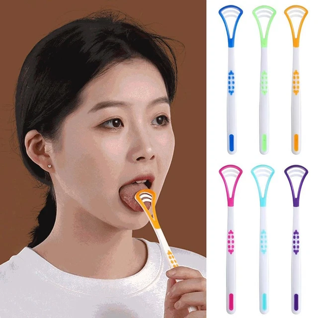 Cepillo para el cuidado del mal aliento cura bacterias hilo dental raspador de lengua