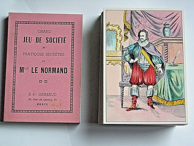Grand Jeux De Société Et Pratiques Secrètes – LE NORMAND – Coffret 1991 – Tarot Cartes