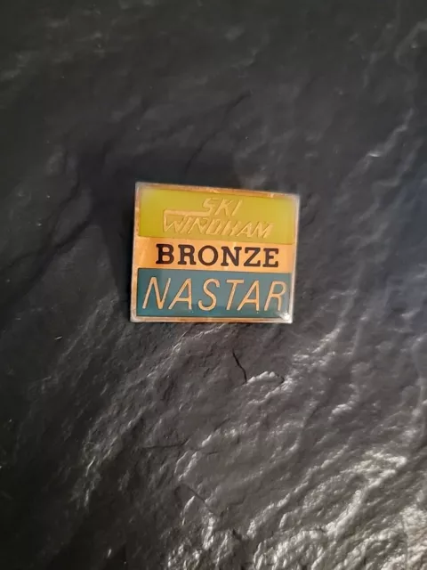 SKI WINDHAM NEW York Ski Pin + Nastar Bronze Racing Pin $19.99 - PicClick