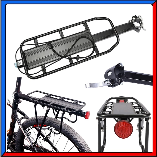 Porte-bagages Arrière Vélo Alu – VTT, Course, Fat Bike, Disques – La Ciclomoto