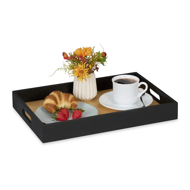 8 Plateaux Ovales En Bambou - Petits Plateaux De Service 19,5x10 Cm Pour Dessous De Verre, Thé, Café, Décoration