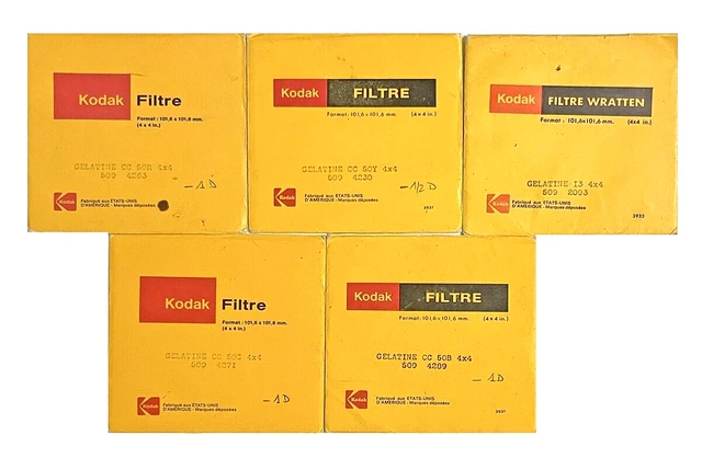 Kit 8x Filtres gélatine pour spot et panneau Led 30x30 cm Gelatine