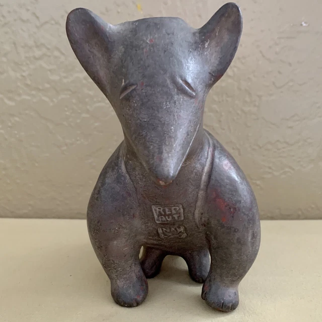 Mexico Pottery Coatimundi Effigy Vessel INAH Natl Inst of Anthropology History