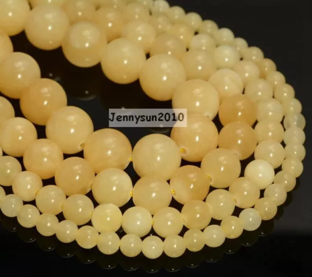Natural Orange Calcite Gemstone Round Spacer Beads 15.5'' 4mm 6mm 8mm 10mm