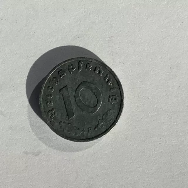 Drittes Reich 10 Pfennig 1944 F