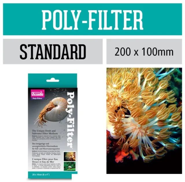 Aquarium Systems Poly-Filter Standard 20x10 cm entfernt sämtliche Schadstoffe
