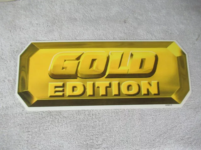 MEGATOUCH GOLD EDITION MERIT  CABINET STICKER arcade video game part fnz-1