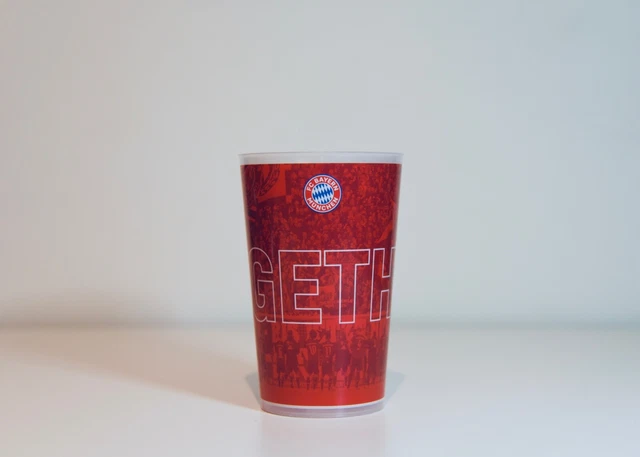 Original Stadionbecher FC Bayern München Allianz Arena TOGETHER 0,5l TOP-Zustand